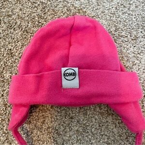 Kombi girl newborn hat pink infant 3-9 months small mini baby beanie